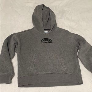 Columbia Gray Athletic Sweatshirt with Hood